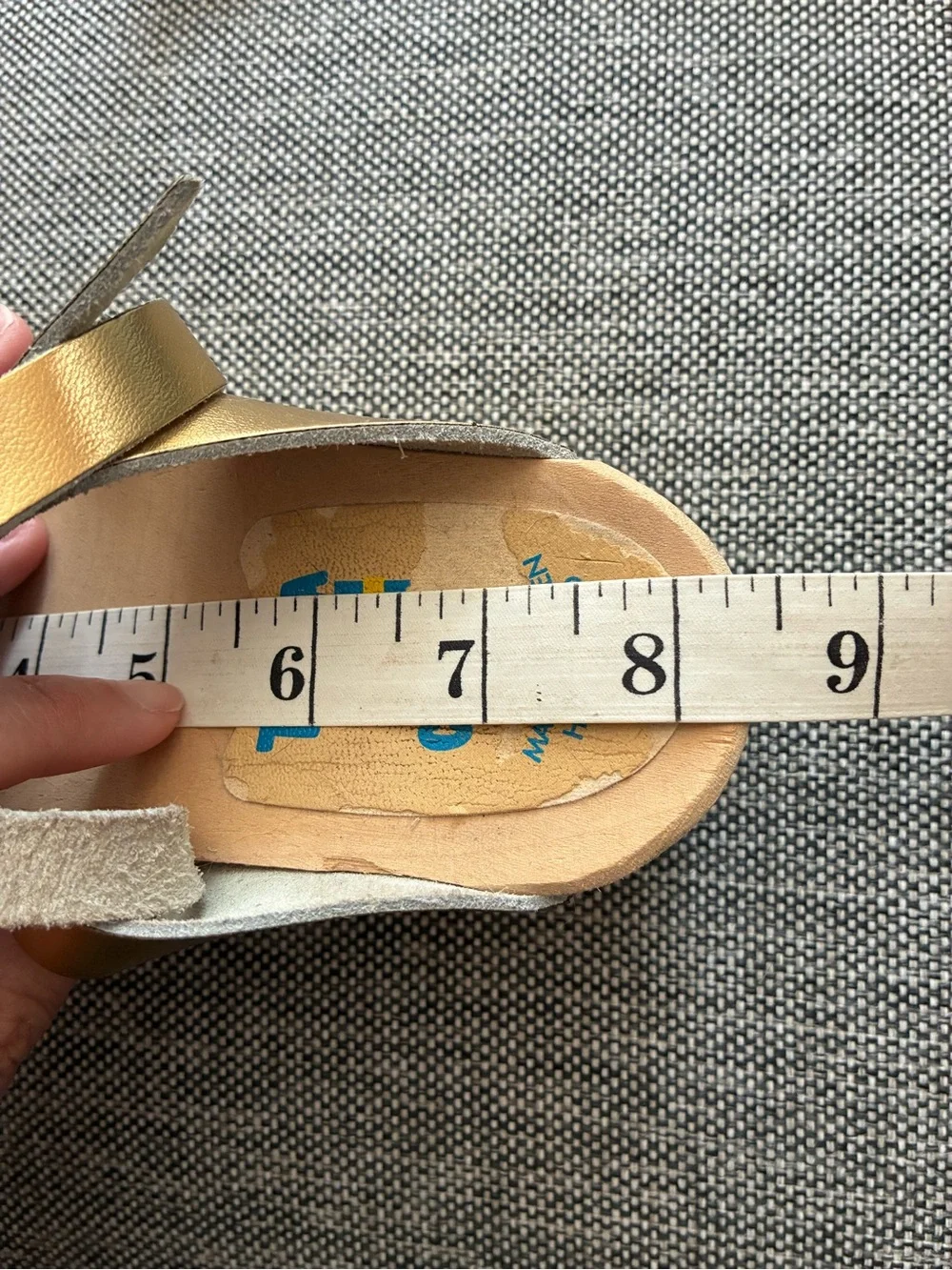 Tessa Clogs Gold Clog Sandals Girls 2